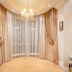 Шторы на эркерное окно